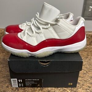 Jordan 11 Low Cherry